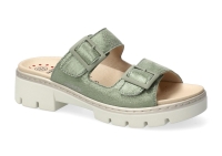 chaussure mobils mules alba vert amande